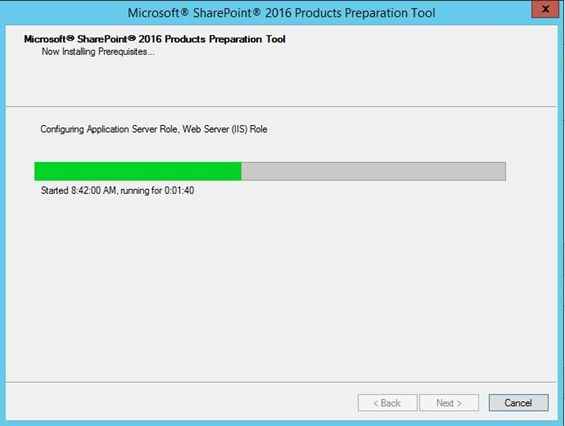 continue installation